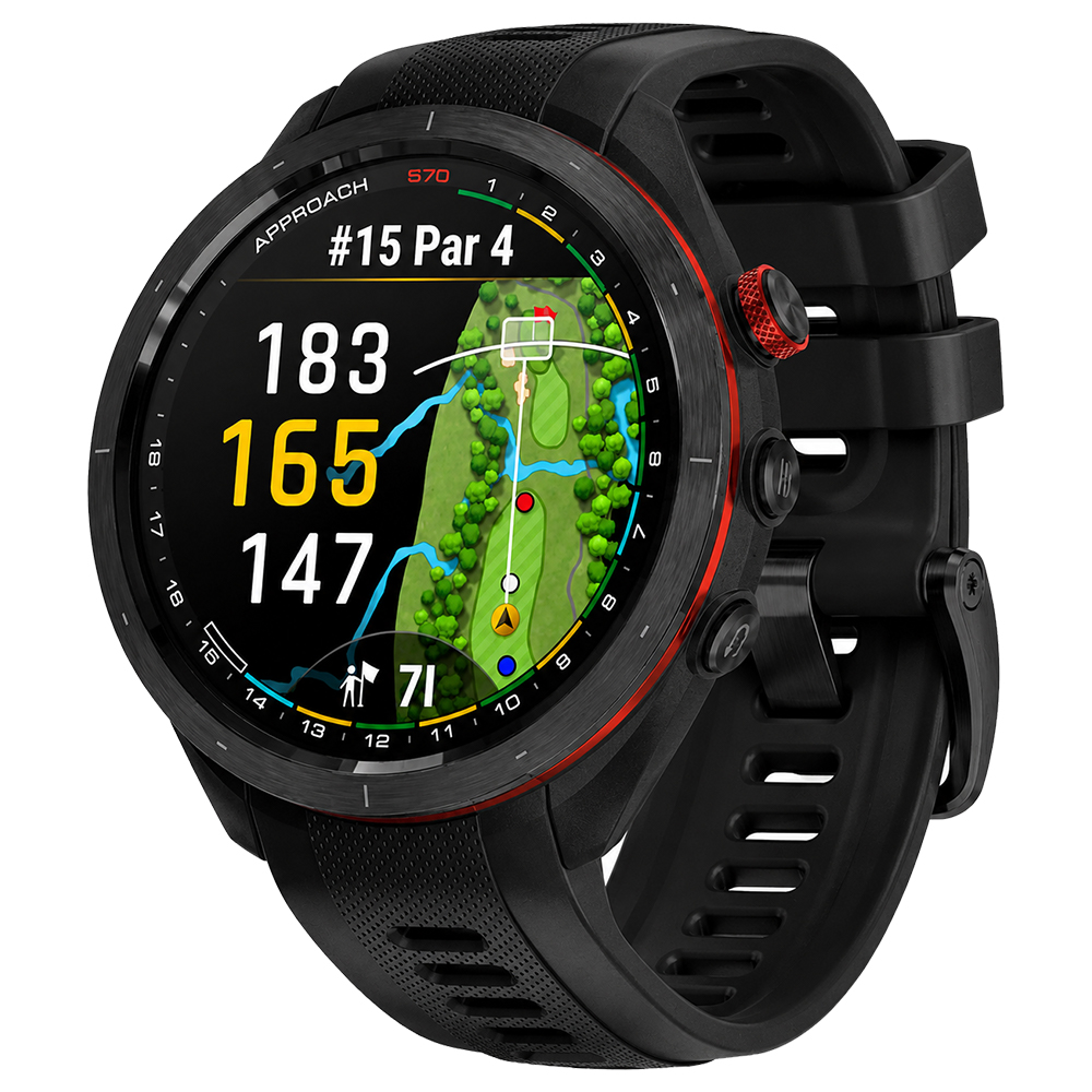 Reloj Inteligente Garmin Approach S70 Premiun Golf / 47mm - Negro (010-02746-02)