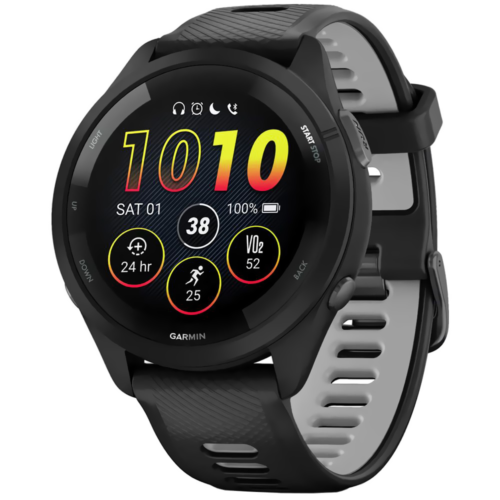 Reloj Inteligente Garmin Forerunner 265 AMOLED / 46mm - Negro (010-02810-00)