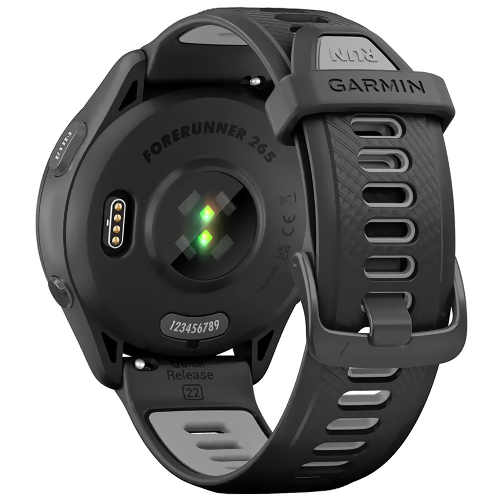 Reloj Inteligente Garmin Forerunner 265 AMOLED / 46mm - Negro (010-02810-00) · BATERÍA