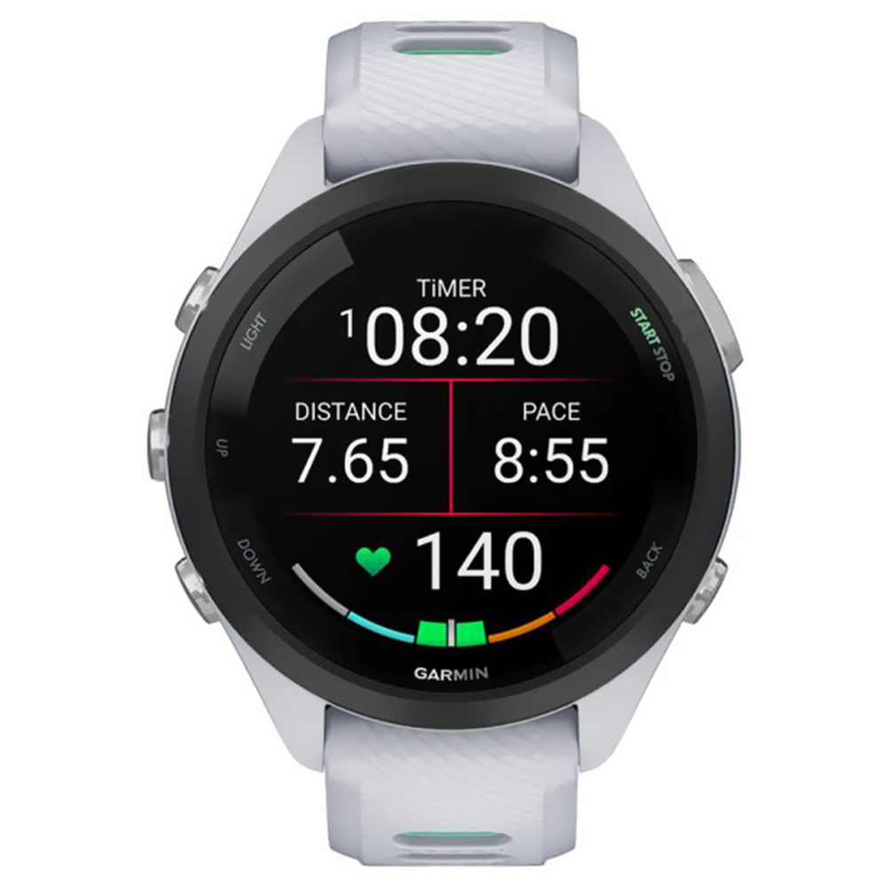 Reloj Inteligente Garmin Forerunner 265S AMOLED / 42mm - Blanco (010-02810-04) · PANTALLA
