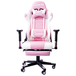 Silla Gamer Quanta Emperor QTGC20 - Rosa / Blanco