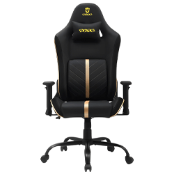 Silla Gamer Satellite A-GC8603 - Negro / Dorado
