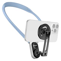 Soporte de Celular Quanta QTSCF410 Cuello - Azul