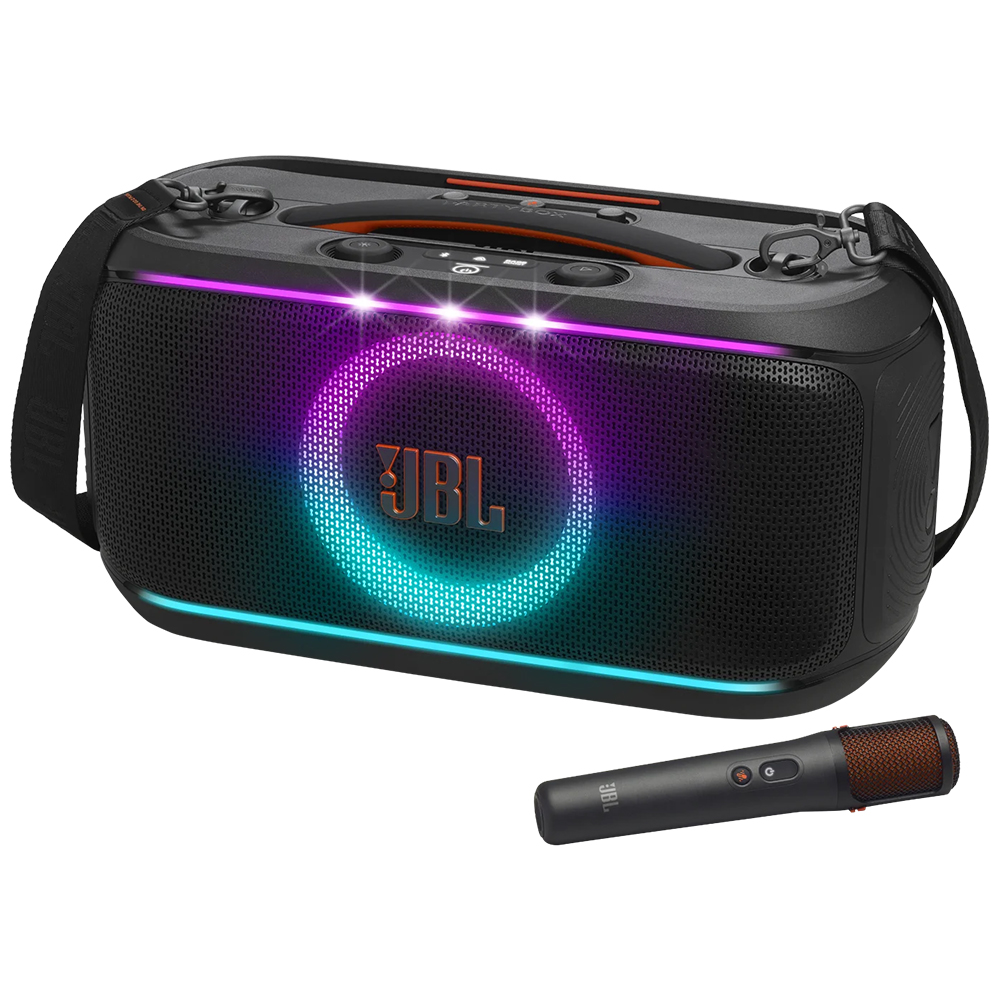 Speaker JBL Partybox On-The-Go 2 Plus / Bivolt - Negro · Equipamiento y diseño