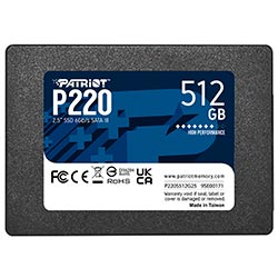 Anúncio: SSD Patriot 512GB P220 2.5" SATA 3 - P220S512G25