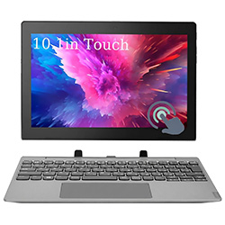 Tablet Lenovo IdeaPad D330-10IGM 4GB de RAM / 64GB / Pantalla 10.1" / Wi-Fi - Gris + Teclado (Reacondicionado)