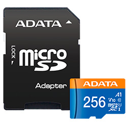 Tarjeta de memoria Micro SD ADATA V10 2x1 C10 A1 256 GB - AUSDX256GUICL10A1-RA1