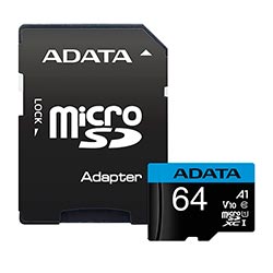 Tarjeta de Memoria Micro SD ADATA V10 64GB Clase 10 - AUSDX64GUICL10A1-RA1