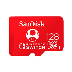 Tarjeta de Memoria Micro SD SanDisk 128GB Nintendo Switch - SDSQXAO-128G-GNCZN