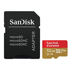 Tarjeta de Memoria Micro SD SanDisk Extreme 32GB 4K 667X