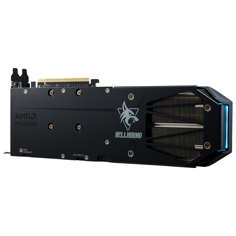 Tarjeta Gráfica PowerColor HellHound 16GB Radeon RX9060 XT GDDR6 - RX9060XT 16G-L/OC · BUS DE MEMORIA