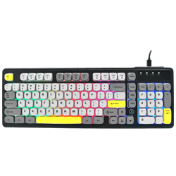 Anúncio: Teclado Gamer Ajazz AF98 Nacodexx USB / RGB / Inglês - Preto / Cinza (985720)