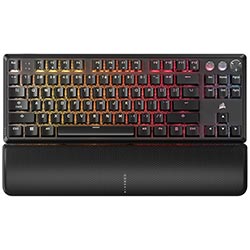 Teclado Gamer Magnético Corsair K70 TKL USB / RGB / MGX Blue / Inglés - Negro (CH-911911G-NA)