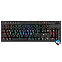 Teclado Gamer Mecánico Redragon K580RGB Vata USB / RGB / Blue / Inglés - Negro