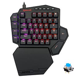 Anúncio: Teclado Gamer Mecânico Redragon K585RGB Diti USB / RGB / Blue / Inglês - Preto