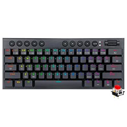 Anúncio: Teclado Gamer Mecânico Redragon K632-RGB Horus Mini USB / RGB / RED / Inglês - Preto