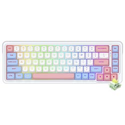 Anúncio: Teclado Gamer Mecânico Redragon K709WBP-RGB-PRO Nova Pro USB / RGB / Inglês - Branco