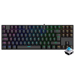Anúncio: Teclado Gamer Mecânico Satellite GK-51 USB / RGB / Inglês - Preto