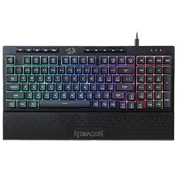 Teclado Gamer Redragon K515-RGB Shiva 98 USB / RGB / Inglés - Negro