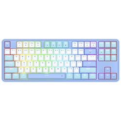 Anúncio: Teclado Gamer Redragon K707WBB-RGB Star Blade USB / RGB / Inglês - Azul / Branco