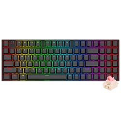 Teclado Gamer Redragon K736-PRO-M Nephrite Pro Wireless / RGB / Inglés - Negro