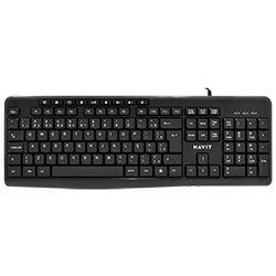 Teclado Havit KB2008-PB USB / Portugués - Negro