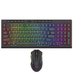 Anúncio: Teclado Gamer Redragon S142 Rylo Pro Combo Wireless / RGB / Inglês - Preto