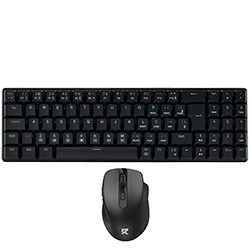 あー Teclado Gamer Mecânico Ajazz AK820 Nacodexx USB / RGB / Sea Salt
