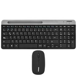 Anúncio: Teclado + Mouse Satellite AK-612G BT Wireless / Espanhol - Preto