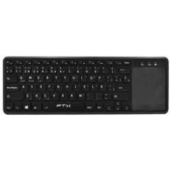 Teclado + Touchpad FTX B023 Bluetooth / Español - Negro (106012)