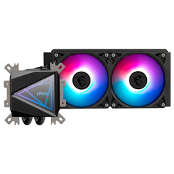 Anúncio: Water Cooler para Processador MSI Mag Coreliquid I240 Intel 1150-1200 AMD AM5-AM4 ARGB 240MM - Preto